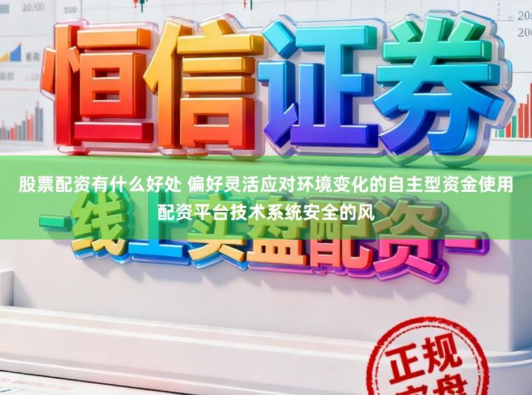 股票配资有什么好处 偏好灵活应对环境变化的自主型资金使用配资平台技术系统安全的风