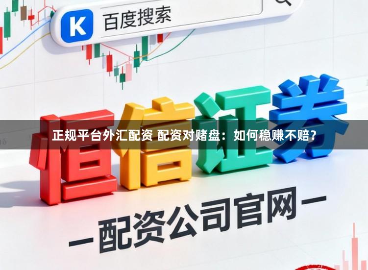 正规平台外汇配资 配资对赌盘：如何稳赚不赔？